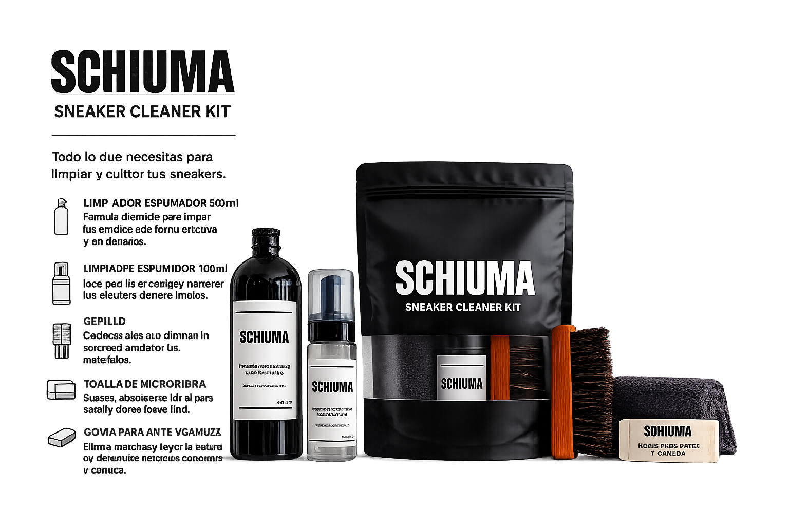 KIT completo Limpieza para Sneakers