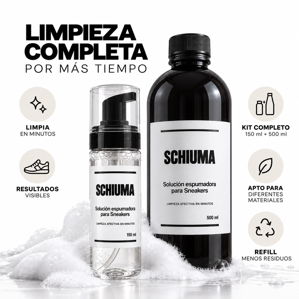 Limpiador 150 ml + Refill 500 ml SCHIUMA